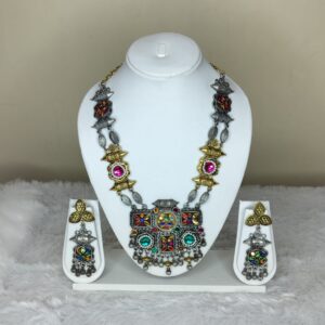 Multi-color Long Necklace Set